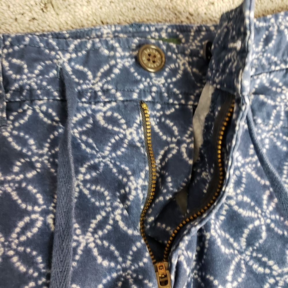 Lauren Ralph Lauren Shorts Womens Size 8 Blue Zip Up 6 inch Drawstring Preppy - Picture 6 of 10